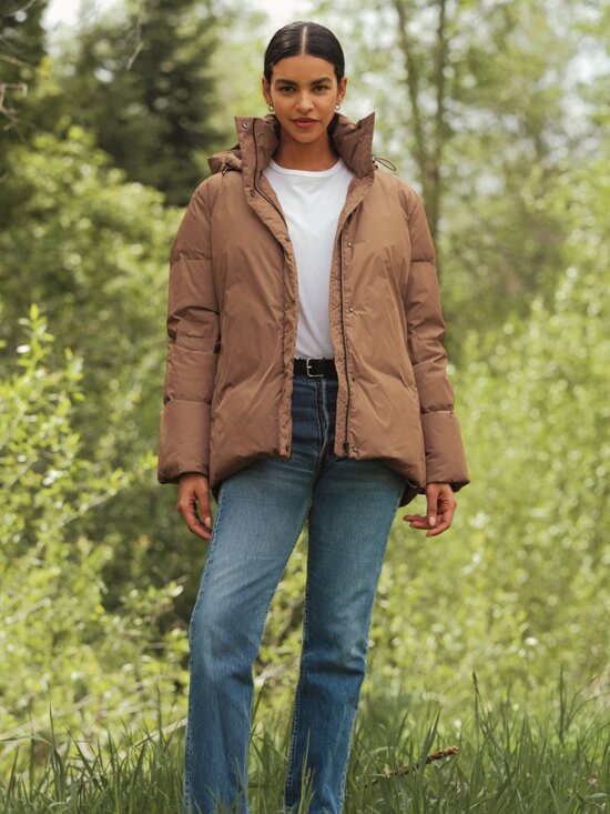Jenni Kayne Jackets & Blazers - Jenni Kayne Down Puffer Coat in dark Khaki, Small